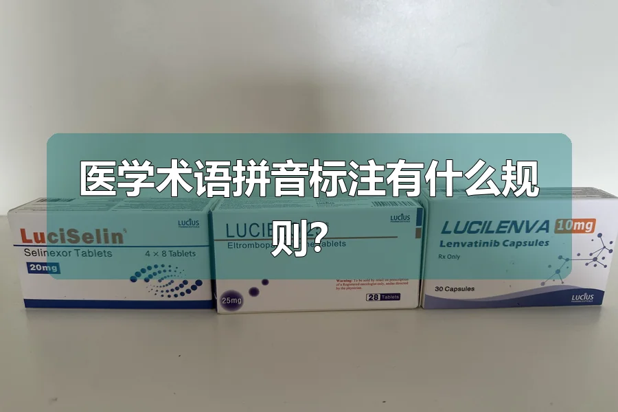 医学术语拼音标注有什么规则?